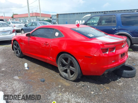 2012 Chevrolet Camaro 2LT with VIN 2G1FC1E31C9153872, listed as a IAAI auction lot 42526021 with 180,818 mi miles and . Bid and sale history available at DreamBid. Image 3.
