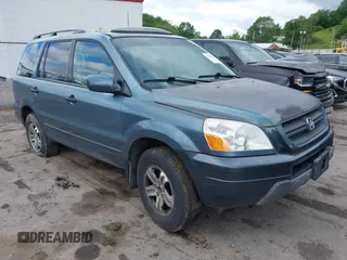 2005 Honda Pilot EX-L z VIN 5FNYF18695B043728, wystawiony jako IAAI lot #42301886 z przebiegiem 237 174 mil mil oraz . Historia ofert i sprzedaży dostępna na DreamBid. Obrazek 1.
