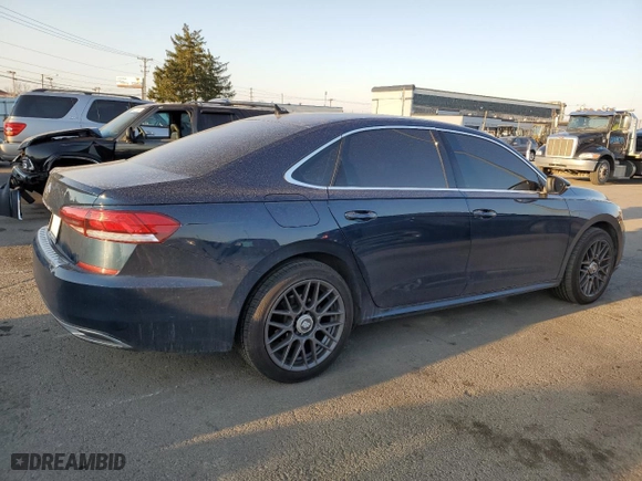 2021 Volkswagen Passat 2.0T SE with VIN 1VWSA7A38MC017248, listed as a Copart auction lot 48702175 with 48,402 mi miles and Salvage Title. Bid and sale history available at carsss.com. Image 3.