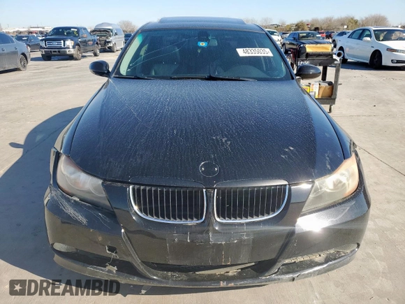 2006 BMW 3 Series 325i with VIN WBAVB13556KX42983, listed as a Copart auction lot 48335035 with Not Provided miles and Salvage Title. Bid and sale history available at carsss.com. Image 5.