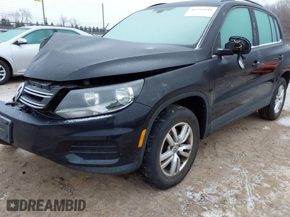 2017 Volkswagen Tiguan S with VIN WVGBV7AX8HK027148, listed as a IAAI auction lot 41215649 with 132,690 mi miles and . Bid and sale history available at DreamBid. Image 19.