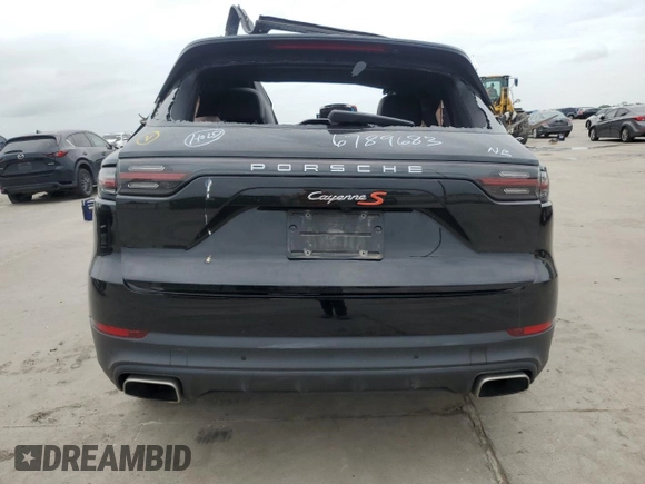 2022 Porsche Cayenne Turbo S E-Hybrid with VIN WP1AA2AY2NDA03689, listed as a Copart auction lot 52295104 with Not provided miles and Non repairable. Bid and sale history available at DreamBid. Image 6.
