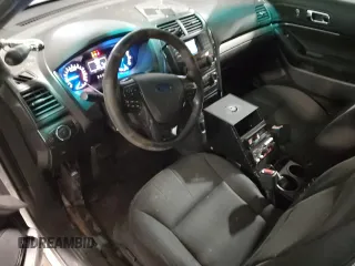 2016 Ford Utility Police Interceptor with VIN 1FM5K8AR4GGC26051, listed as a Copart auction lot 66095104 with 103,324 mi miles and Salvage Title. Bid and sale history available at carsss.com. Image 8.