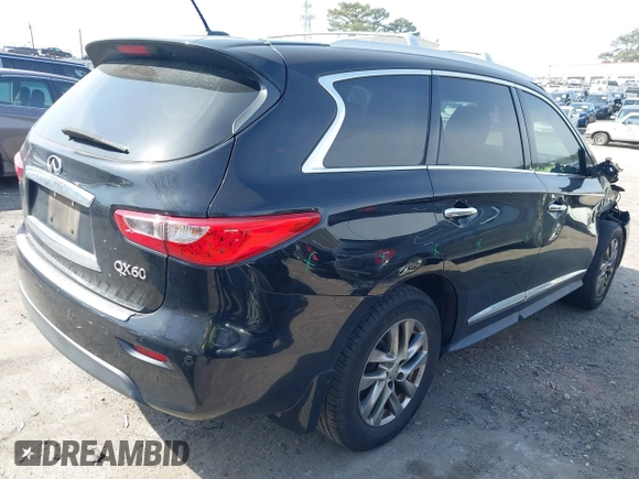 2015 Infiniti QX60 with VIN 5N1AL0MM2FC532247, listed as a IAAI auction lot 41693989 with 122,272 mi miles and . Bid and sale history available at DreamBid. Image 4.