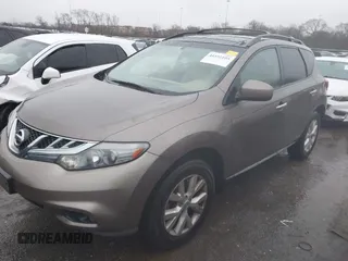2011 Nissan Murano SL with VIN JN8AZ1MU1BW054649, listed as a IAAI auction lot 41552105 with 231,535 mi miles and . Bid and sale history available at DreamBid. Image 2.