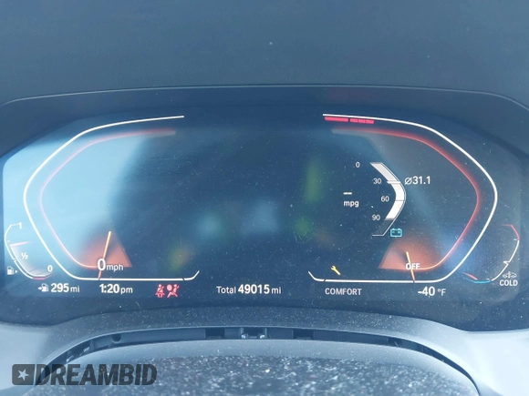 2022 BMW 3 Series 330i with VIN 3MW5R1J04N8C30165, listed as a IAAI auction lot 41412370 with 49,015 mi miles and . Bid and sale history available at DreamBid. Image 7.
