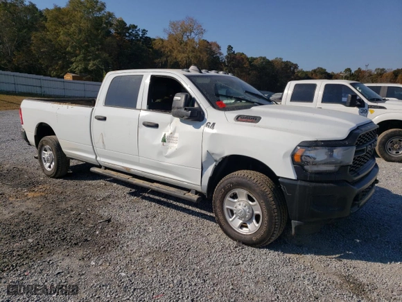 2024 Ram 3500 Tradesman with VIN 3C63R3GJ4RG242521, listed as a Copart auction lot 74438254 with 0 mi miles and Salvage Title. Bid and sale history available at carsss.com. Image 4.
