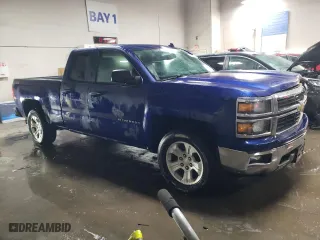 2014 Chevrolet Silverado 1500 LT with VIN 1GCVKREC5EZ204867, listed as a Copart auction lot 41581655 with 123,390 mi miles and Salvage Title. Bid and sale history available at carsss.com. Image 4.