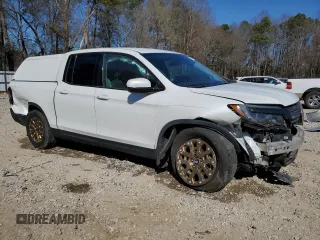 2020 Honda Ridgeline Sport with VIN 5FPYK2F18LB000964, listed as a Copart auction lot 47365415 with 94,605 mi miles and Salvage title. Bid and sale history available at DreamBid. Image 4.