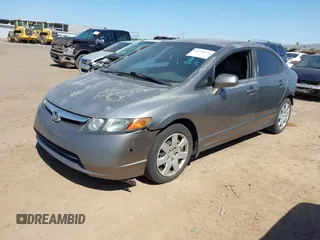 2008 Honda Civic LX with VIN 2HGFA16568H505100, listed as a IAAI auction lot 42134374 with 154,257 mi miles and . Bid and sale history available at DreamBid. Image 2.