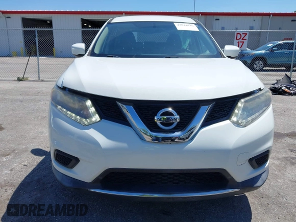 2016 Nissan Rogue S with VIN KNMAT2MT5GP614099, listed as a IAAI auction lot 42044016 with 15,563 mi miles. Bid and sale history available at carsss.com. Image 13.
