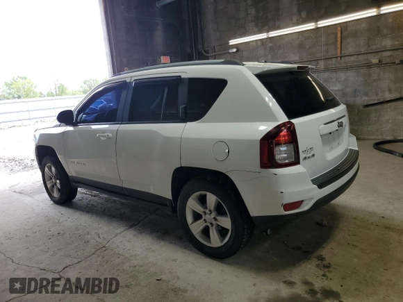2016 Jeep Compass Sport with VIN 1C4NJDBB7GD627029, listed as a Copart auction lot 58745075 with 108,175 mi miles and Salvage title. Bid and sale history available at DreamBid. Image 2.