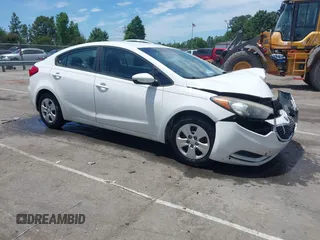 2016 Kia Forte LX z VIN KNAFK4A64G5603669, wystawiony jako IAAI lot #42319573 z przebiegiem 165 761 mil mil oraz . Historia ofert i sprzedaży dostępna na DreamBid. Obrazek 1.