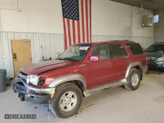 2001 Toyota 4Runner SR5 with VIN JT3GN86R610200195, listed as a Copart auction lot 49326805 with 129,786 mi miles and Salvage Title. Bid and sale history available at carsss.com. Image 1.