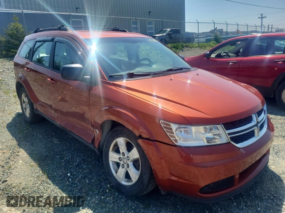 2013 Dodge Journey American Value z VIN 3C4PDCAB1DT656317, wystawiony jako Copart lot #58525885 z przebiegiem 210 834 mil mil oraz Szkoda całkowita • Salvage title. Historia ofert i sprzedaży dostępna na DreamBid. Obrazek 4.