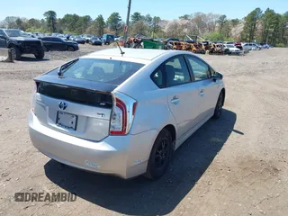 2013 Toyota Prius One with VIN JTDKN3DU4D5665193, listed as a IAAI auction lot 42137373 with 196,469 mi miles. Bid and sale history available at carsss.com. Image 4.