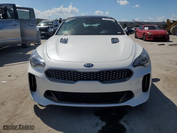 2021 Kia Stinger GT-Line with VIN KNAE15LA2M6087694, listed as a Copart auction lot 72122594 with 71,156 mi miles and Salvage Title. Bid and sale history available at carsss.com. Image 5.