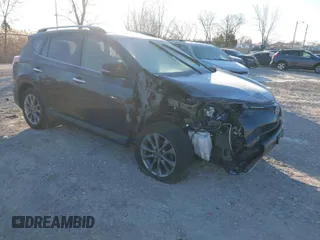 2017 Toyota RAV4 Hybrid Limited with VIN JTMDJREV9HD109813, listed as a IAAI auction lot 41268512 with 158,217 mi miles. Bid and sale history available at carsss.com. Image 1.