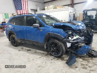 2024 Subaru Forester Wilderness with VIN JF2SKAJC8RH505754, listed as a Copart auction lot 43764855 with 14,616 mi miles and Salvage Title. Bid and sale history available at carsss.com. Image 4.