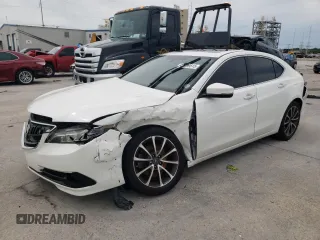 2017 Acura TLX V6 with VIN 19UUB2F30HA005909, listed as a Copart auction lot 61299515 with 144,648 mi miles and Salvage title. Bid and sale history available at DreamBid. Image 1.