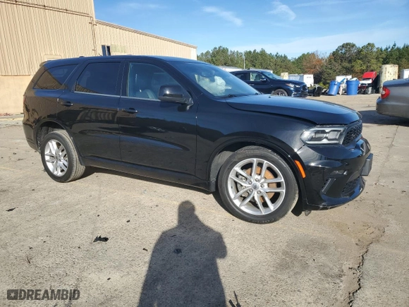 2022 Dodge Durango GT Plus with VIN 1C4RDJDG8NC220419, listed as a Copart auction lot 84654714 with 0 mi miles and Salvage Title. Bid and sale history available at carsss.com. Image 4.