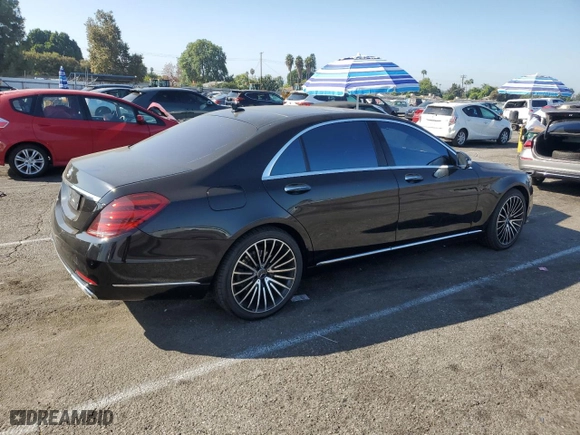2018 Mercedes-Benz S-Class S 450 with VIN WDDUG6GB9JA347593, listed as a Copart auction lot 70799634 with 164,717 mi miles and Clean Title. Bid and sale history available at carsss.com. Image 3.