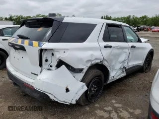 2023 Ford Police Interceptor Utility z VIN 1FM5K8AW6PNA08839, wystawiony jako Copart lot #51654935 z przebiegiem 12 380 mil mil oraz Czysty tytuł • Clean title. Historia ofert i sprzedaży dostępna na DreamBid. Obrazek 3.