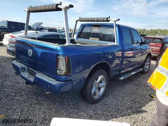 2009 Dodge Ram 1500 ST with VIN 1D3HB18T19S736584, listed as a Copart auction lot 73853374 with 113,256 mi miles and Salvage Title. Bid and sale history available at carsss.com. Image 3.