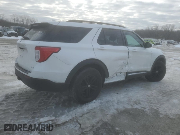2020 Ford Explorer XLT with VIN 1FMSK8DH0LGB93145, listed as a Copart auction lot 88344115 with 75,877 mi miles and Salvage Title. Bid and sale history available at carsss.com. Image 3.