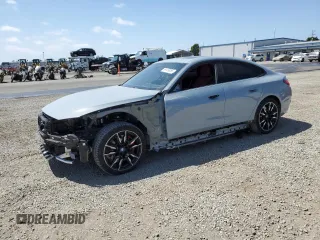 2024 BMW i4 M50 with VIN WBY33AW00RFR75589, listed as a Copart auction lot 54159955 with 8,113 mi miles and Salvage Title. Bid and sale history available at carsss.com. Image 1.