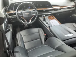 2021 Cadillac Escalade Luxury with VIN 1GYS4AKL3MR232470, listed as a Copart auction lot 51305355 with 94,916 mi miles and Salvage title. Bid and sale history available at DreamBid. Image 8.