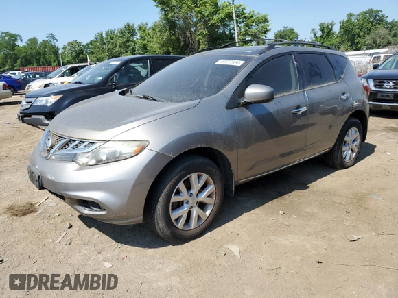 2012 Nissan Murano SL z VIN JN8AZ1MW3CW234346, wystawiony jako Copart lot #58877934 z przebiegiem Nie podano mil oraz Nie do naprawy • Non repairable. Historia ofert i sprzedaży dostępna na DreamBid. Obrazek 1.