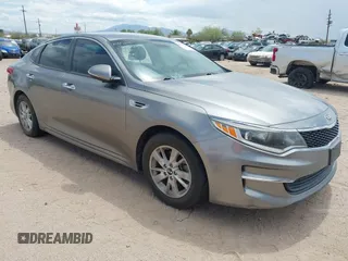 2016 Kia Optima LX with VIN 5XXGT4L30GG024973, listed as a IAAI auction lot 42759095 with 125,103 mi miles and . Bid and sale history available at DreamBid. Image 1.