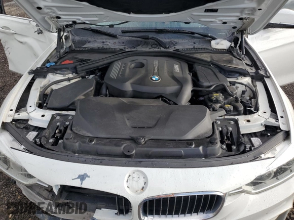 2017 BMW 3 Series 330i xDrive with VIN WBA8D9C3XHA004934, listed as a Copart auction lot 55471215 with 91,825 mi miles and Salvage title. Bid and sale history available at DreamBid. Image 11.