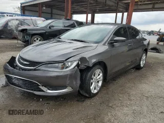 2015 Chrysler 200 Limited with VIN 1C3CCCAB1FN657296, listed as a Copart auction lot 45680515 with 137,457 mi miles and Salvage Title. Bid and sale history available at carsss.com. Image 1.