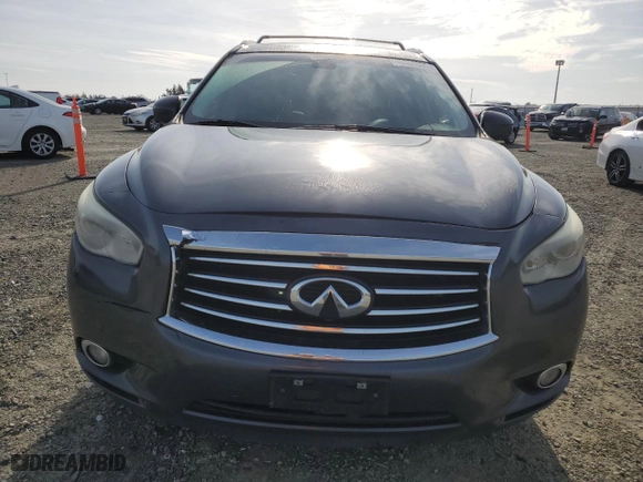2013 Infiniti JX35 with VIN 5N1AL0MN6DC336706, listed as a Copart auction lot 46359835 with 161,609 mi miles and Salvage Title. Bid and sale history available at carsss.com. Image 5.