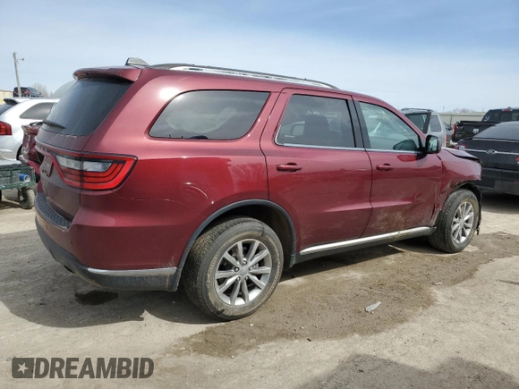 2018 Dodge Durango SXT with VIN 1C4RDJAGXJC381188, listed as a Copart auction lot 47891235 with 95,760 mi miles and Salvage Title. Bid and sale history available at DreamBid. Image 3.