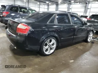 2004 Audi A4 1.8T with VIN WAUJC68E94A143878, listed as a Copart auction lot 88425685 with 71,338 mi miles and Salvage Title. Bid and sale history available at carsss.com. Image 3.