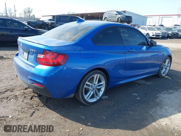 2017 BMW 2 Series 230i xDrive with VIN WBA2H9C32HV642565, listed as a IAAI auction lot 41675092 with 35,929 mi miles. Bid and sale history available at carsss.com. Image 4.