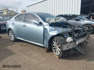 2010 Lexus IS 250 with VIN JTHBF5C25A5107873, listed as a IAAI auction lot 41637393 with 101,338 mi miles. Bid and sale history available at carsss.com. Image 1.