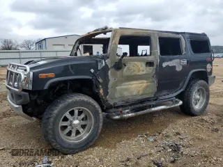 2004 Hummer H2 with VIN 5GRGN23U44H118035, listed as a Copart auction lot 44424385 with 0 mi miles and Non Repairable. Bid and sale history available at carsss.com. Image 1.