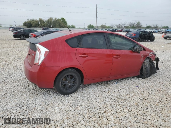 2013 Toyota Prius One with VIN JTDKN3DU3D5555123, listed as a Copart auction lot 50601635 with 206,210 mi miles and Salvage Title. Bid and sale history available at carsss.com. Image 3.