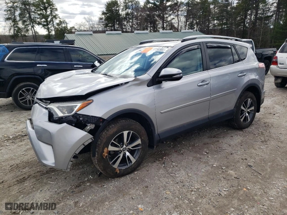 2017 Toyota RAV4 XLE with VIN 2T3RFREV3HW600551, listed as a Copart auction lot 50190985 with 40,828 mi miles and Salvage Title. Bid and sale history available at carsss.com. Image 1.