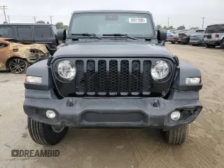 2024 Jeep Wrangler Sport S with VIN 1C4PJXAN1RW125436, listed as a Copart auction lot 59811895 with 17,962 mi miles and Salvage title. Bid and sale history available at DreamBid. Image 5.