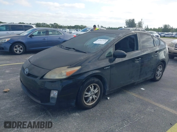 2011 Toyota Prius I with VIN JTDKN3DU4B1463121, listed as a IAAI auction lot 42057548 with 242,575 mi miles. Bid and sale history available at carsss.com. Image 2.