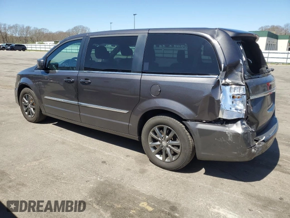 2016 Chrysler Town & Country S with VIN 2C4RC1HGXGR133547, listed as a Copart auction lot 52539484 with 128,309 mi miles and Non Repairable. Bid and sale history available at carsss.com. Image 2.
