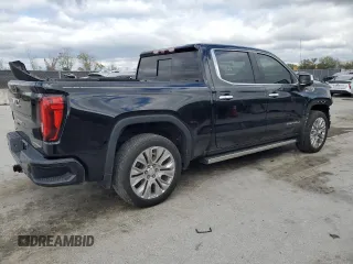 2022 GMC Sierra 1500 Limited Denali with VIN 1GTU9FEL6NZ144541, listed as a Copart auction lot 45967565 with 55,444 mi miles and Salvage Title. Bid and sale history available at carsss.com. Image 3.
