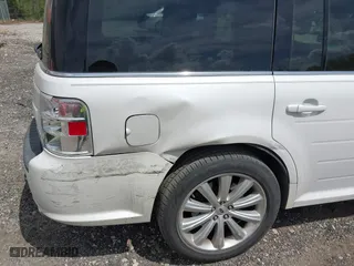 2014 Ford Flex SEL with VIN 2FMGK5C82EBD10918, listed as a IAAI auction lot 41966299 with 163,857 mi miles. Bid and sale history available at carsss.com. Image 6.