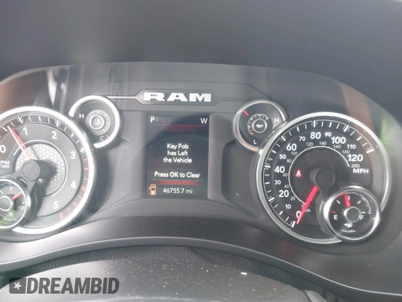 2024 Ram 2500 Big Horn with VIN 3C6UR5DL1RG233118, listed as a IAAI auction lot 42635680 with 46,755 mi miles and . Bid and sale history available at DreamBid. Image 7.