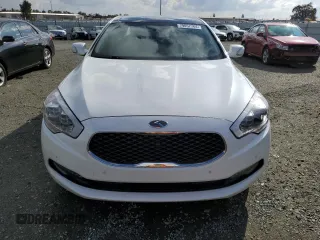 2015 Kia K900 Luxury with VIN KNALW4D43F6021136, listed as a Copart auction lot 79057764 with 60,959 mi miles and Salvage Title. Bid and sale history available at carsss.com. Image 5.